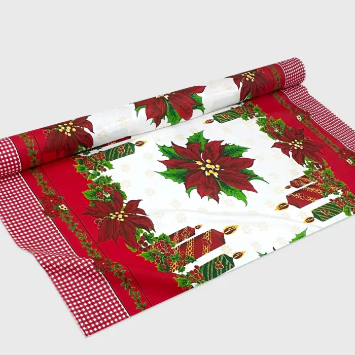 Tela Minimatt Navideño "Resplandor de la Nochebuena" Modatelas