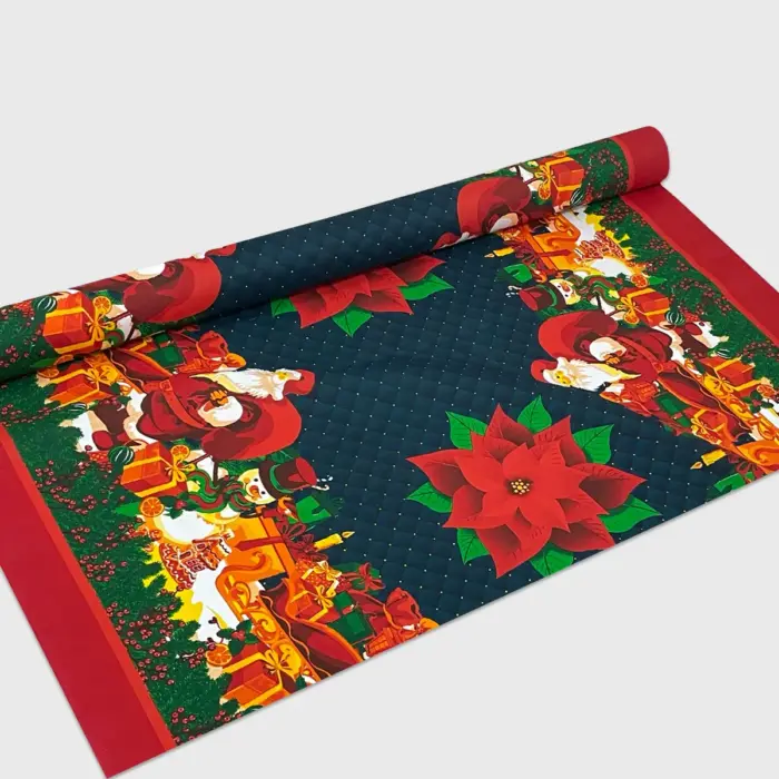 Tela Minimatt Navideño "Fábrica de Santa Claus" Modatelas