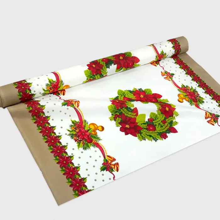 Tela Minimatt Navideño Corona de Adviento Modatelas