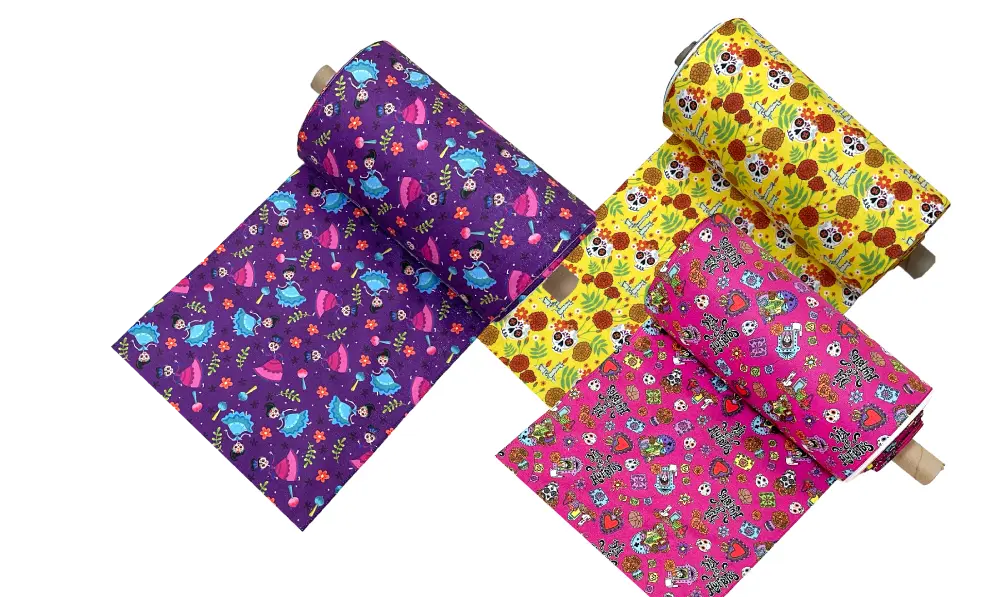 rollos de microtrapo halloween modatelas