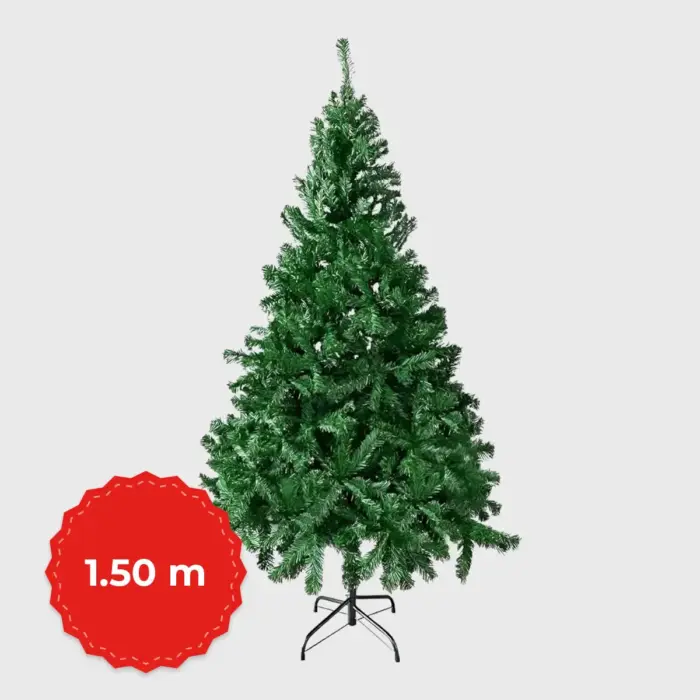 Árbol de Navidad Verde Modatelas 1.50 m – Compacto, Frondoso y Excelente para la Temporada Navideña modatelas