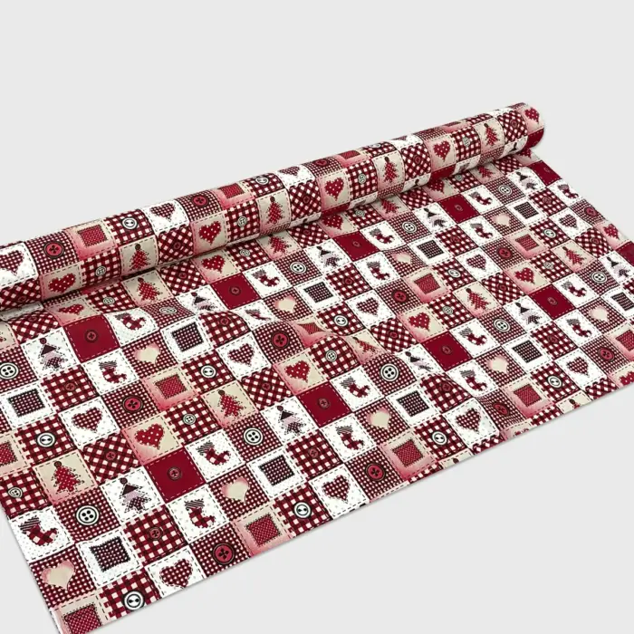 Tela Minimatt Navideño "Corazón de Navidad" Modatelas