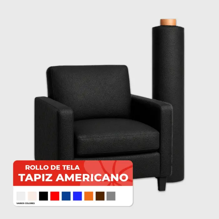 Tela Piel Tapiz Americano 140 cm ancho, Perfecto para Tapicería Profesional - Rollo 25 m modatelas